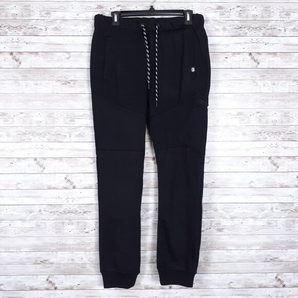 Ecko Unltd Mens Pants M Joggers Sweatpants Black 595 - Picture 1 of 7